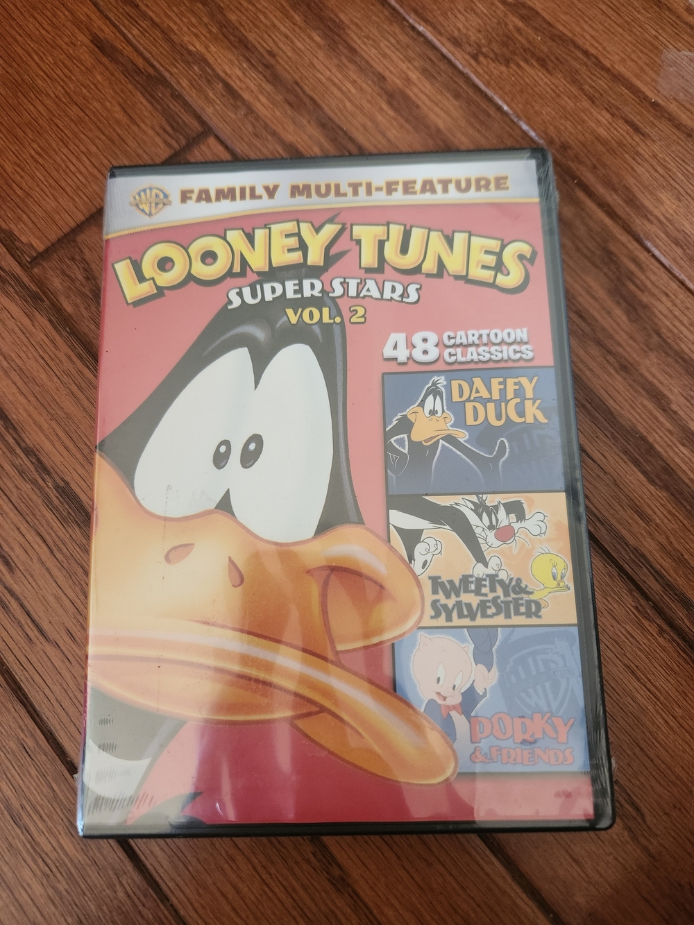Warner Bros. Looney Tunes Super Stars Vol. 2 DVD - Red/Yellow- New In Wrapping